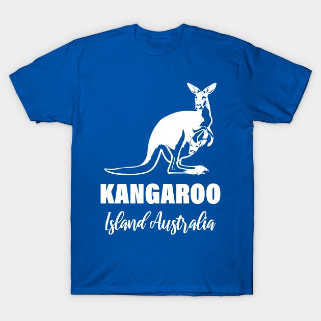 Kangaroo Island Australia Travel Retro T-Shirt by chidadesign